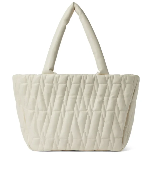 MSGM Basket Bag In Ecopelle Traputanta Cream Discount