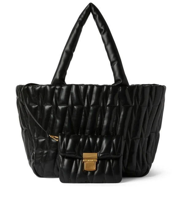 MSGM Basket Bag In Ecopelle Traputanta Black Cheap