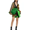 MSGM Bermuda In Fresco Di Lana Con Banda Elastia Green Online