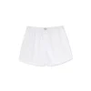 MSGM Boxer In Cotone Tinta Unita Con Etichetta "Proibito" White Fashion