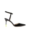 MSGM Decollete Slingback In Vernice Black Shop