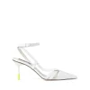 MSGM Decollete Slingback In Vernice Cream Best Sale