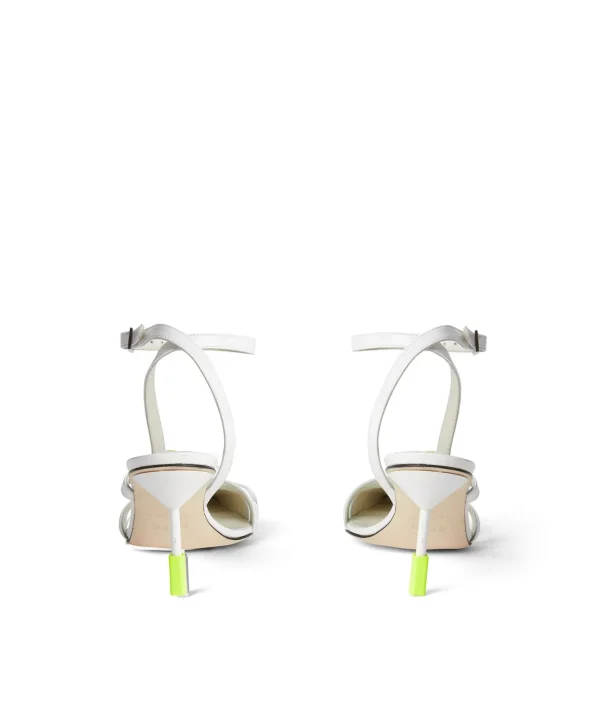 MSGM Decollete Slingback In Vernice Cream Best Sale