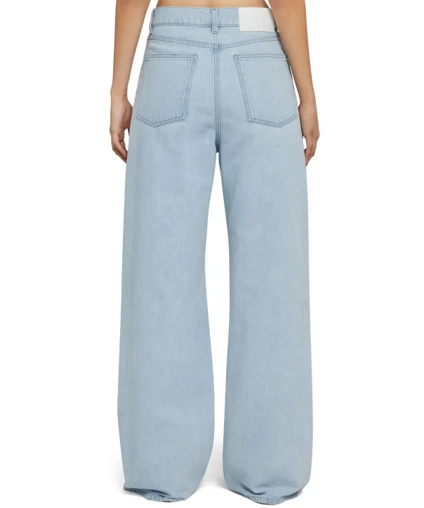 MSGM Denim Taglio Straight Tinta Unita Blue Flash Sale