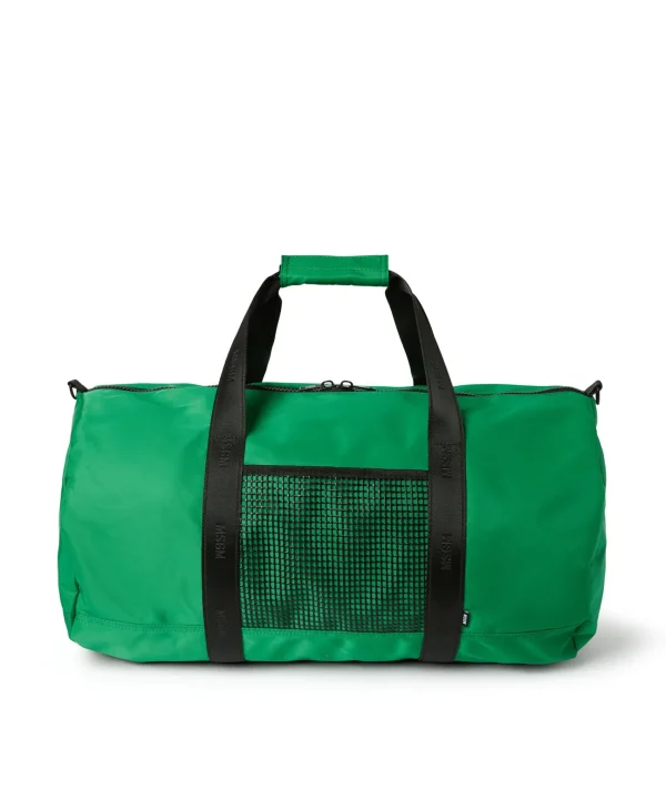 MSGM Duffle In Nylon Signature Green Store