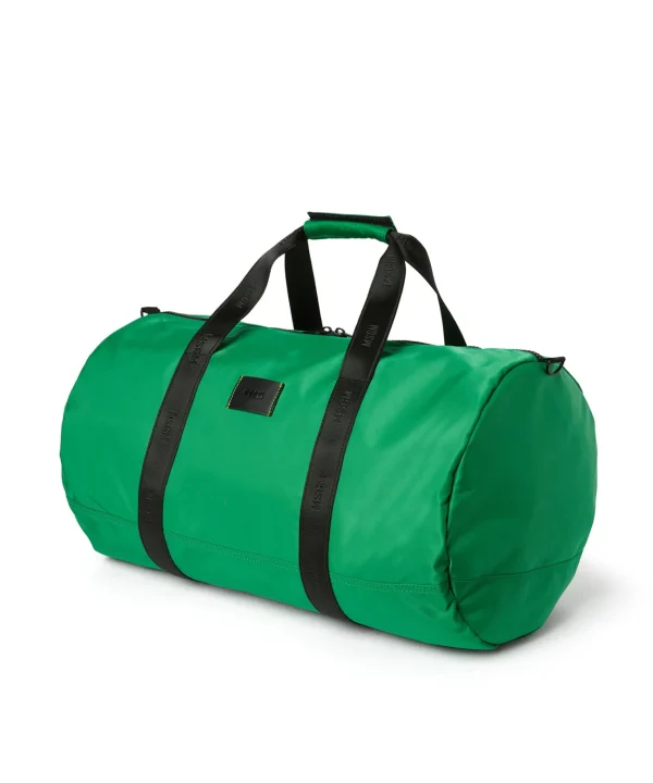 MSGM Duffle In Nylon Signature Green Store