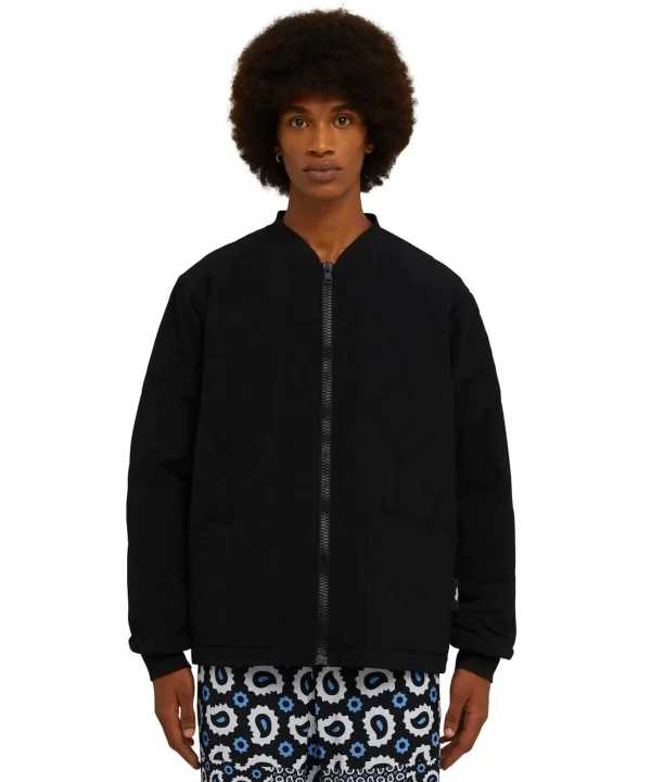 MSGM Giacca Bomber Imbottita Double-Face In Nylon Sport Leggero Black Fashion