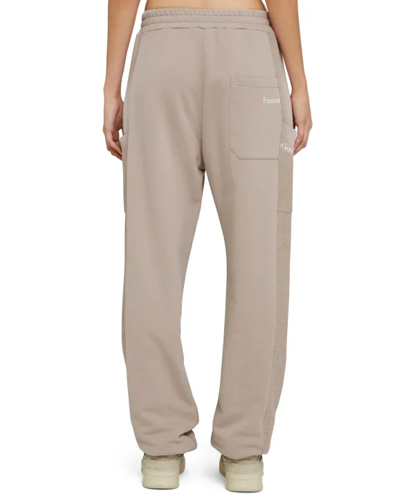 MSGM Joggers In Cotone Organico Certificato Della Capsule Fantastic Green Beige Shop