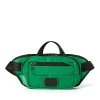 MSGM Marsupio In Nylon Signature Green Cheap