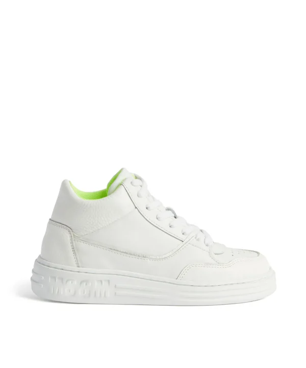 MSGM Mid Basket White Online