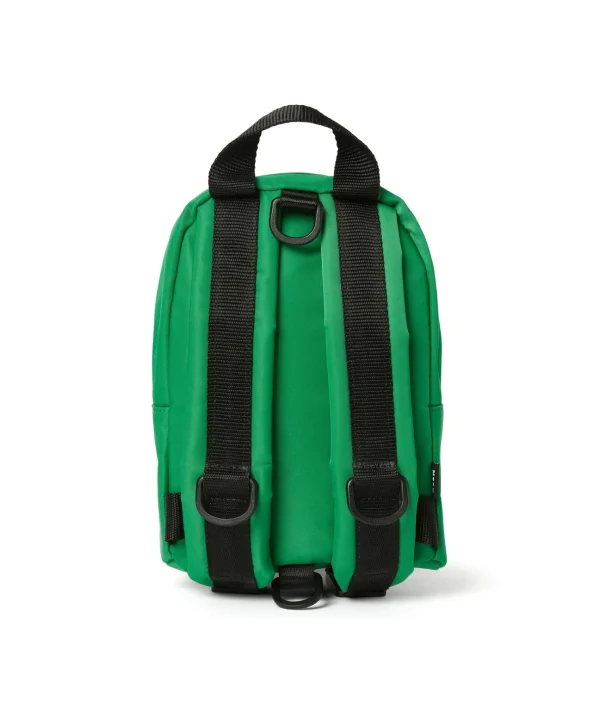 MSGM Mini Zaino In Nylon Signature Green New