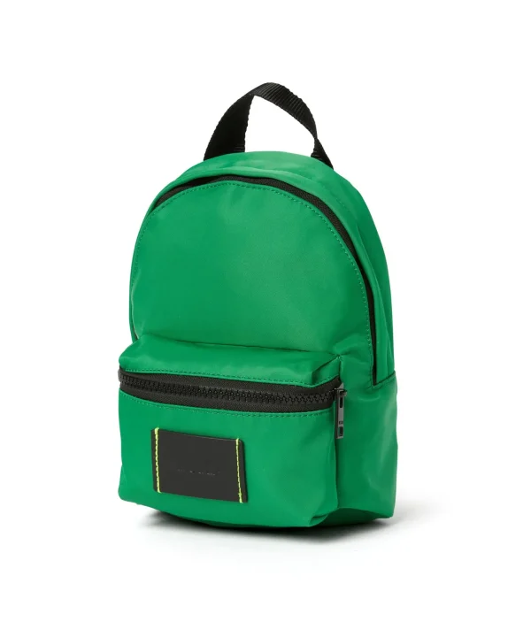 MSGM Mini Zaino In Nylon Signature Green Shop