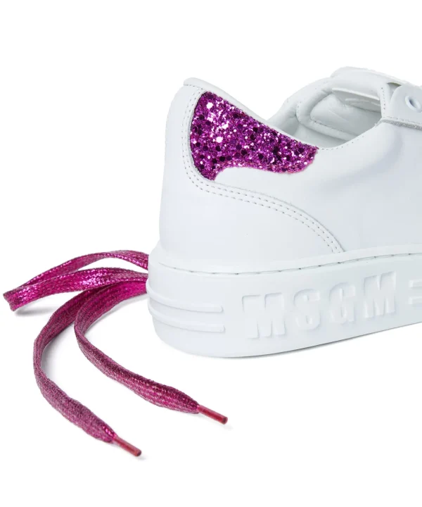 MSGM Iconic Cupsole Pink Fluo Clearance