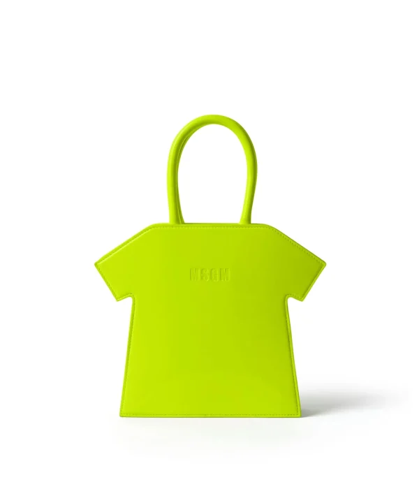 MSGM Tee Bag Yellow Fluo Hot