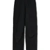 MSGM Pantalone Cargo In Nylon Tecnico Tinta Unita Black New