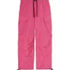 MSGM Pantalone Cargo In Taffeta Tinta Unita Dark Pink Store