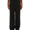 MSGM Pantaloni Tailoring Con Boxer Incorporato In Fresco Lana Black Store