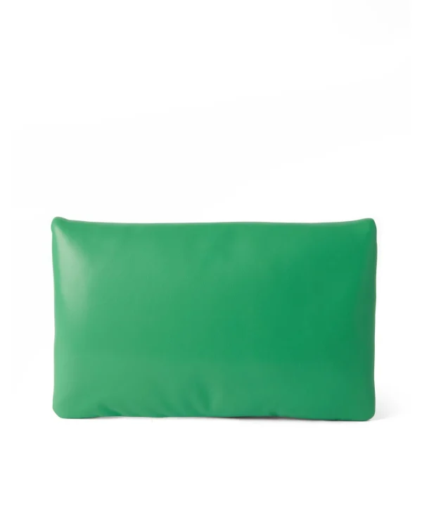 MSGM Pochette Puffer Clic Bag In Ecopelle Green Discount