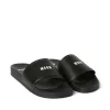 MSGM Pool Slides Con Micro Logo Black Clearance