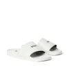 MSGM Pool Slides Con Micro Logo Cream Sale