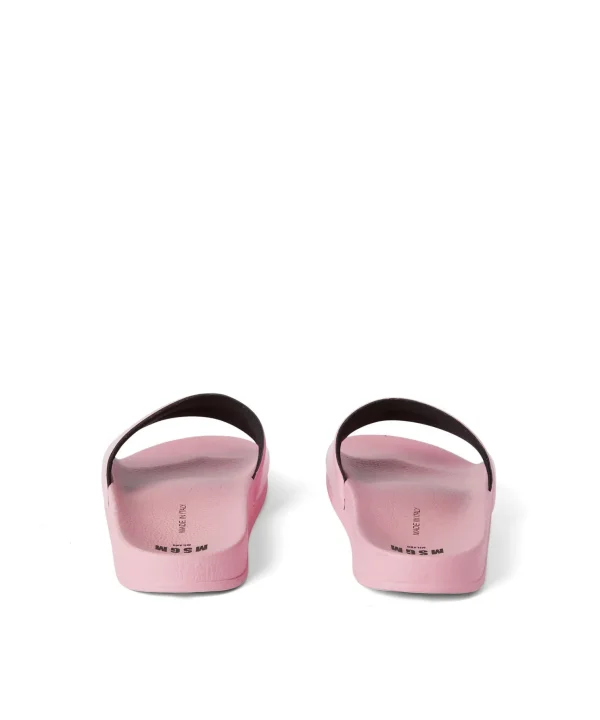 MSGM Pool Slides Con Micro Logo Pink Shop