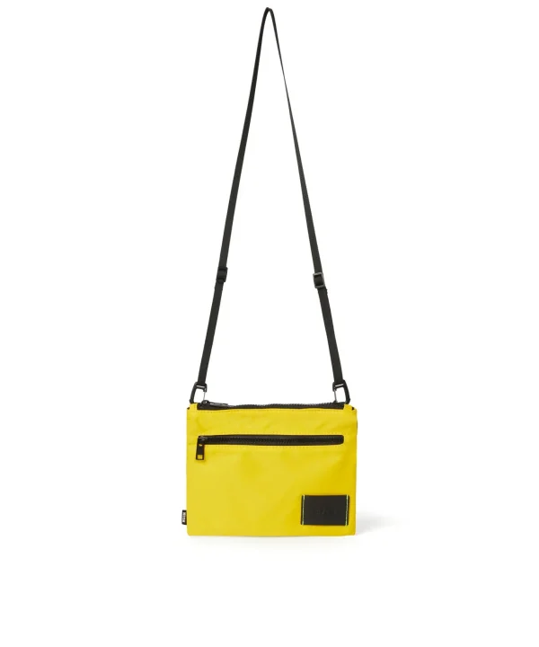 MSGM Pouch In Nylon Signature Yellow Hot