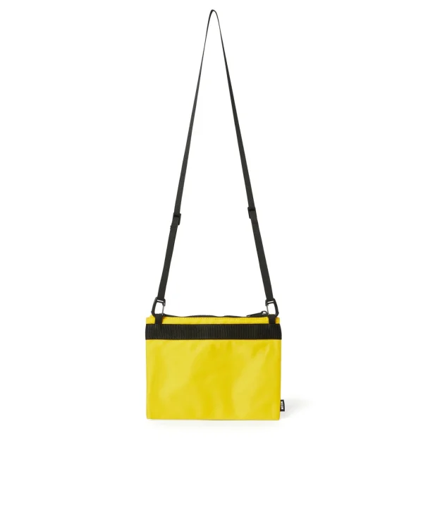 MSGM Pouch In Nylon Signature Yellow Hot