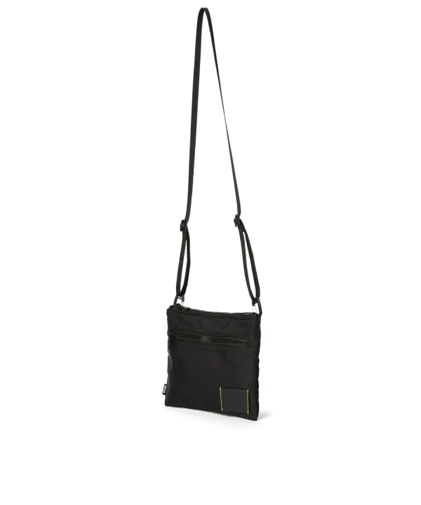 MSGM Pouch In Nylon Signature Black Discount