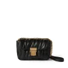 MSGM Puffer Clic Bag In Ecopelle Trapuntata Black Clearance