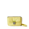 MSGM Puffer Clic Bag In Ecopelle Yellow Fashion