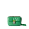 MSGM Puffer Clic Bag In Ecopelle Green Best