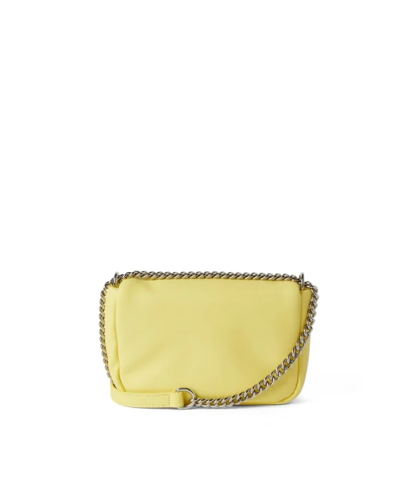 MSGM Puffer Clic Bag In Ecopelle Yellow Fashion