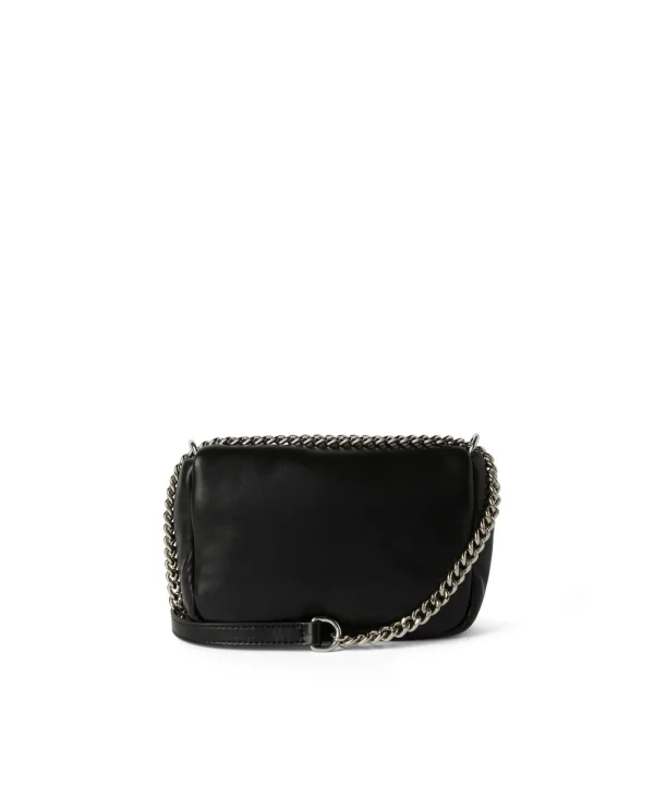 MSGM Puffer Clic Bag In Ecopelle Black Clearance