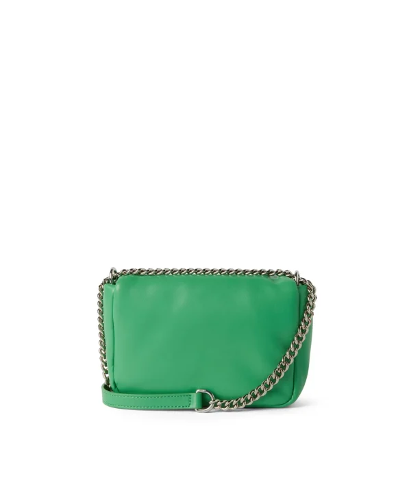 MSGM Puffer Clic Bag In Ecopelle Green Best