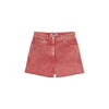 MSGM Shorts In Bull Con Effetto "Marble" Lillac Discount