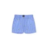 MSGM Shorts In Cotone Popeline Sartoriale Bacchettato Blue Discount