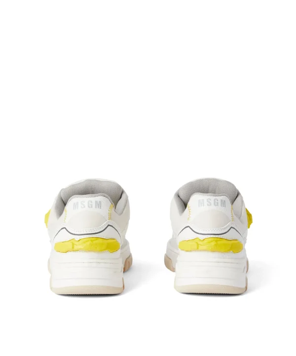 MSGM Sneakers Rck White New