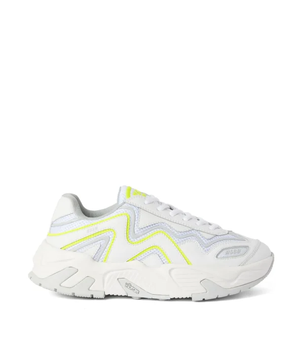 MSGM Sneakers Vortex Con Suola Vibram White Best