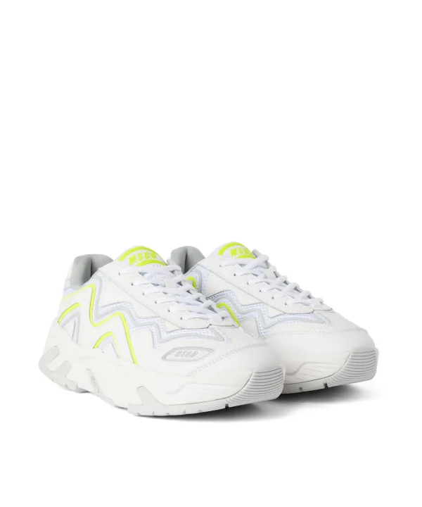 MSGM Sneakers Vortex Con Suola Vibram White Best