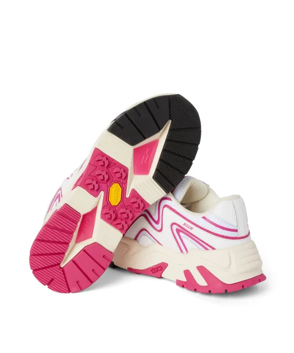 MSGM Sneakers Vortex Con Suola Vibram Pink Fluo Best Sale