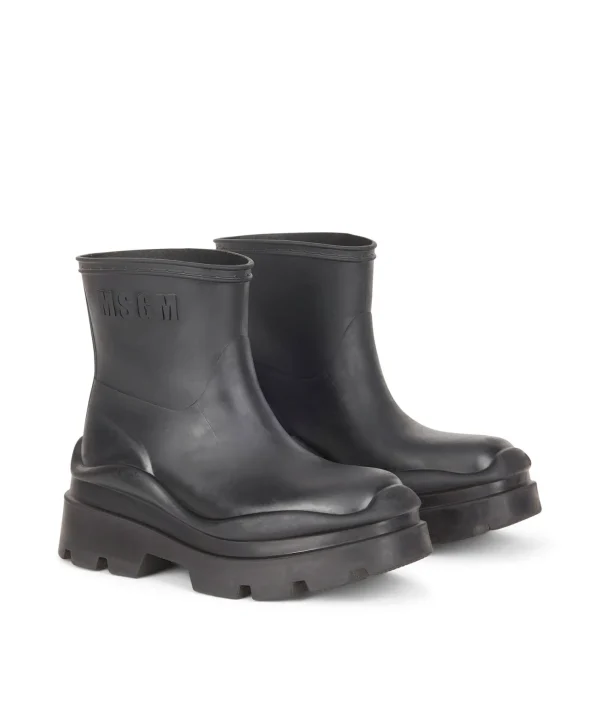 MSGM Supergomma Boots Black Hot