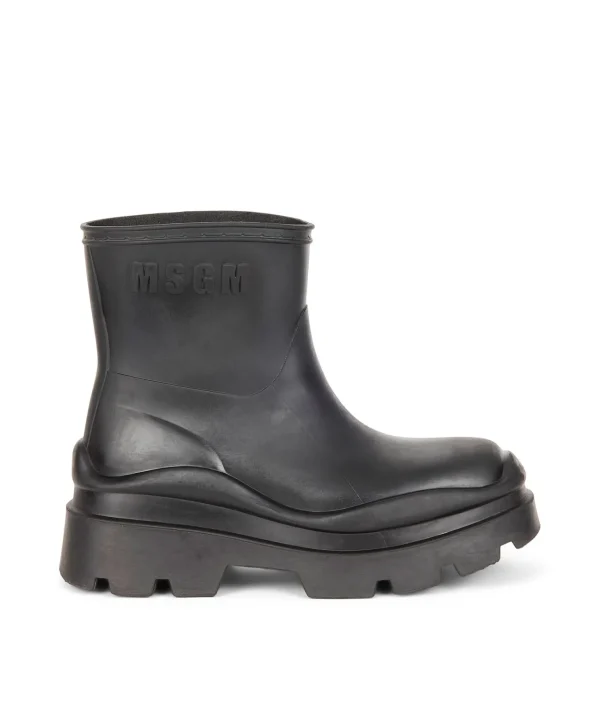 MSGM Supergomma Boots Black Hot