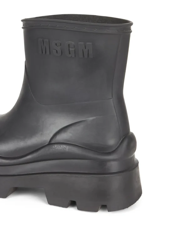 MSGM Supergomma Boots Black Hot