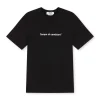 MSGM T-Shirt Girocollo Con Quote "Tempo Di Cambiare" Black Online