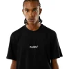 MSGM T-Shirt Girocollo Con Quote "Proibito" Black Cheap