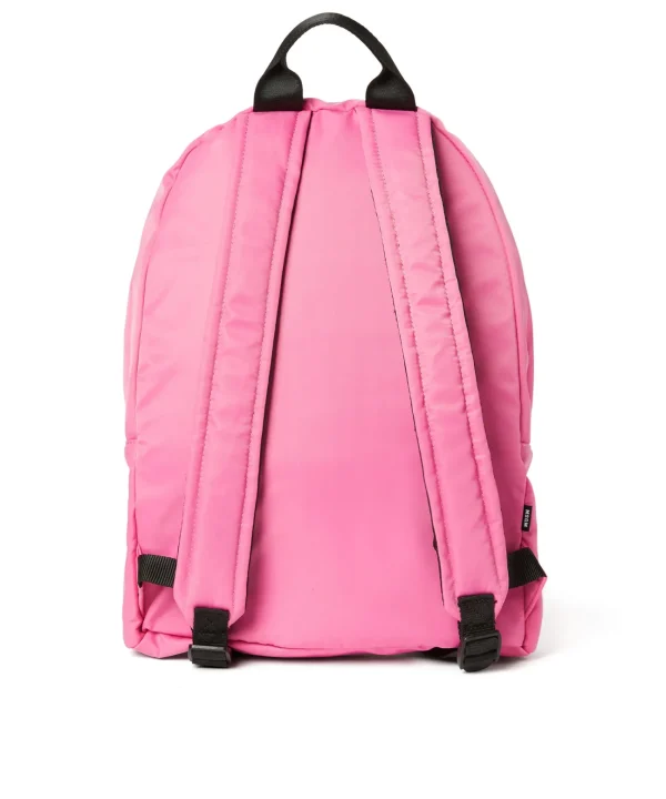 MSGM Zaino In Nylon Signature Pink Fluo Best